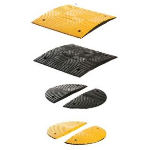 Próg zwalniający drogowy - liniowy, listwowy 3cm, najazd 50cm - U-16 SLOWLY