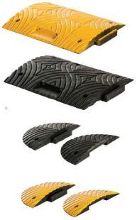 Próg zwalniający drogowy - liniowy, listwowy 5cm, najazd 40cm - U-16 SLOWLY