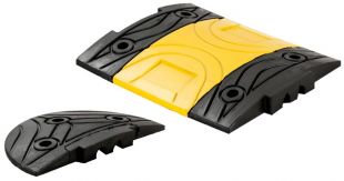 Próg zwalniający drogowy - liniowy, listwowy 5cm, najazd 42cm - U-16 Salamandra