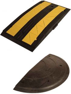 Próg zwalniający drogowy - liniowy, listwowy 5cm, najazd 98cm - U-16 PW-98