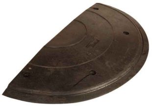 Próg zwalniający drogowy - liniowy, listwowy 5cm, najazd 98cm - U-16 PW-98