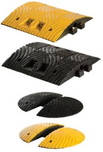 Próg zwalniający drogowy - liniowy, listwowy 7cm, najazd 50cm - U-16 SLOWLY