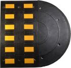 Próg zwalniający drogowy - liniowy, listwowy D5 Standard - odblaskowy gumowy 5cm U-16