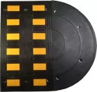 Próg zwalniający drogowy - liniowy, listwowy D5 Standard - odblaskowy gumowy 5cm U-16