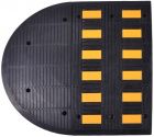 Próg zwalniający drogowy - liniowy, listwowy D7 - odblaskowy gumowy 7cm U-16