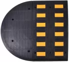 Próg zwalniający drogowy - liniowy, listwowy D7 - odblaskowy gumowy 7cm U-16