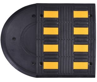 Próg zwalniający drogowy - liniowy, listwowy M3 - odblaskowy gumowy 3cm U-16