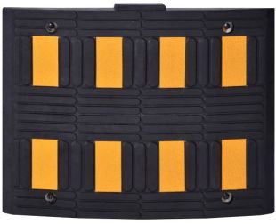 Próg zwalniający drogowy - liniowy, listwowy M3 - odblaskowy gumowy 3cm U-16