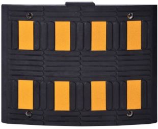 Próg zwalniający drogowy - liniowy, listwowy M5 - odblaskowy gumowy 5cm U-16