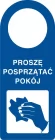 Proszę posprzątać pokój - zawieszka na drzwi - TC001