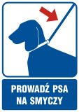 Prowadź psa na smyczy - znak informacyjny - RB031 - Dlaczego warto stosować piktogramy informacyjne do oznakowania przestrzeni?