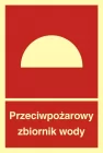 Przeciwpożarowy zbiornik wody - znak przeciwpożarowy ppoż - BB007 - BB007 Przeciwpożarowy zbiornik wody - znak przeciwpożarowy ppoż - BB007