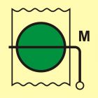 Przepustnica przeciwpożarowa (obszar maszynowy) - znak morski - FI035