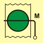 Przepustnica przeciwpożarowa (obszar maszynowy) - znak morski - FI035