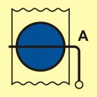 Przepustnica przeciwpożarowa (obszar serwisowy) - znak morski - FI034