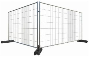 Przęsło ogrodzenia budowlanego - ażurowe standardowe