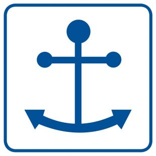 Przystań jachtowa - znak informacyjny - RA058