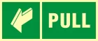 Pull - znak ewakuacyjny - AC040