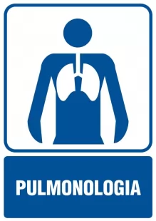Pulmonologia - znak informacyjny - RF016