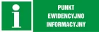 Punkt ewidencyjno-informatyczny - znak informujący - NA105