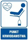 Punkt krwiodawstwa - znak informacyjny - RF006