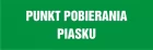 Punkt pobierania piasku - znak informujący - NA108
