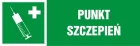 Punkt szczepień - znak informujący - NA153