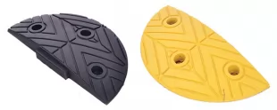 Punktowy próg podrzutowy 5cm - drogowy U-17 PW-P - żółty