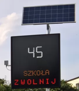 Radarowy wyświetlacz prędkości, radar drogowy MP-DP2