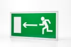Ramka naścienna jednostronna 15x30 - do znaków ewakuacyjnych