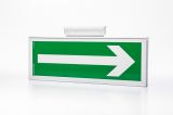 Ramka podstropowa dwustronna 10x30 - do znaków ewakuacyjnych - Pomieszczenia pracy