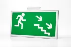Ramka podstropowa dwustronna 20x40 - do znaków ewakuacyjnych