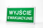 Ramka podwieszana dwustronna 15x30 - do znaków ewakuacyjnych