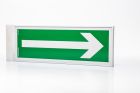 Ramka semaforowa dwustronna 10x30 - do znaków ewakuacyjnych