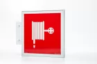 Ramka semaforowa dwustronna 15x15 - do znaków ewakuacyjnych