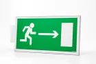 Ramka semaforowa dwustronna 20x40 - do znaków ewakuacyjnych