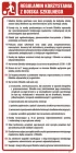 Regulamin korzystania z boiska szkolnego - znak, tablica