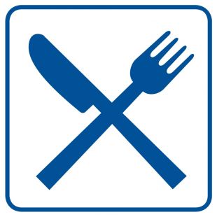 Restauracja, stołówka, jadłodajnia - znak informacyjny - RA027