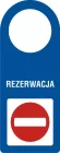 Rezerwacja - zawieszka na drzwi - TC010