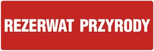 Rezerwat przyrody - znak, lasy - OB029