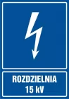 Rozdzielnia 15 kV - znak elektryczny