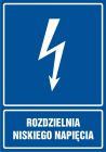 Rozdzielnia niskiego napięcia - znak elektryczny