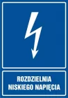 Rozdzielnia niskiego napięcia - znak elektryczny