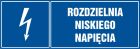 Rozdzielnia niskiego napięcia - znak elektryczny