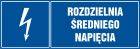 Rozdzielnia średniego napięcia - znak elektryczny