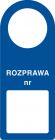 Rozprawa nr - zawieszka na drzwi - TC008