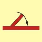 Samozamykające się drzwi przeciwpożarowe klasy A - znak morski - FA030