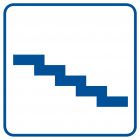 Schody do góry - znak informacyjny - RA050