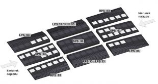 Segmentowy próg zwalniający płytowy drogowy gumowy 8cm U-16