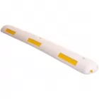 Separator, ogranicznik odbojnik parkingowy 100x13x4,5 cm - PCV, biały - O SS biały Separator, ogranicznik odbojnik parkingowy 100x13x4,5 cm - PCV, biały